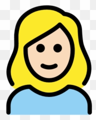 Woman Light Skin Tone Blond Hair Emoji - Download For Emoticone Femme,Police Detective Emoji
