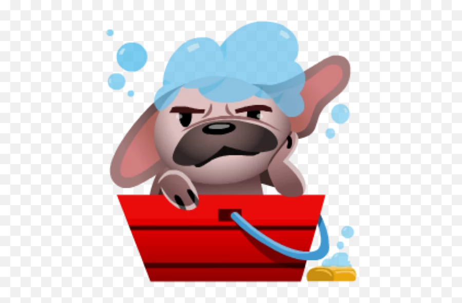 Telegram Sticker 6 From Collection Mugsy - Mugsy Facebook Stickers Png Emoji,Emoticon For Facebook Enamorado