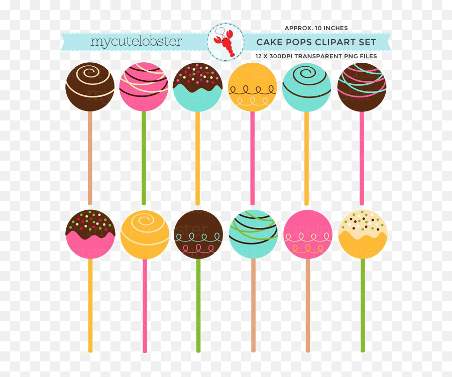 Cake Clipart Png - Cake Pops Clip Art Png Emoji,Emoji Cake Pops Images