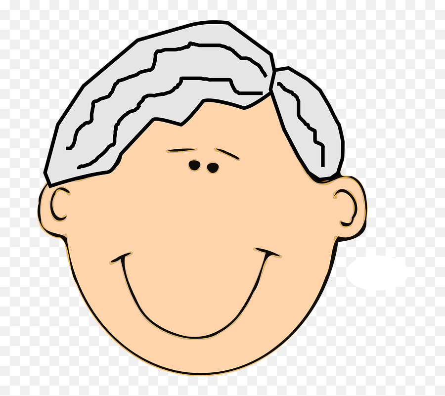 Grandfather Smiling Clip Art At Clker - Happy Boy Face Emoji,Grand Dad Emoticon