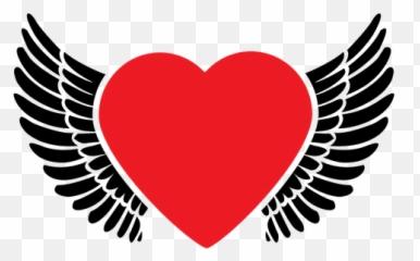 Heart Logo Wings Transparent Png U0026 Svg Vector Emoji,Red Circle With A White Heart Emoji