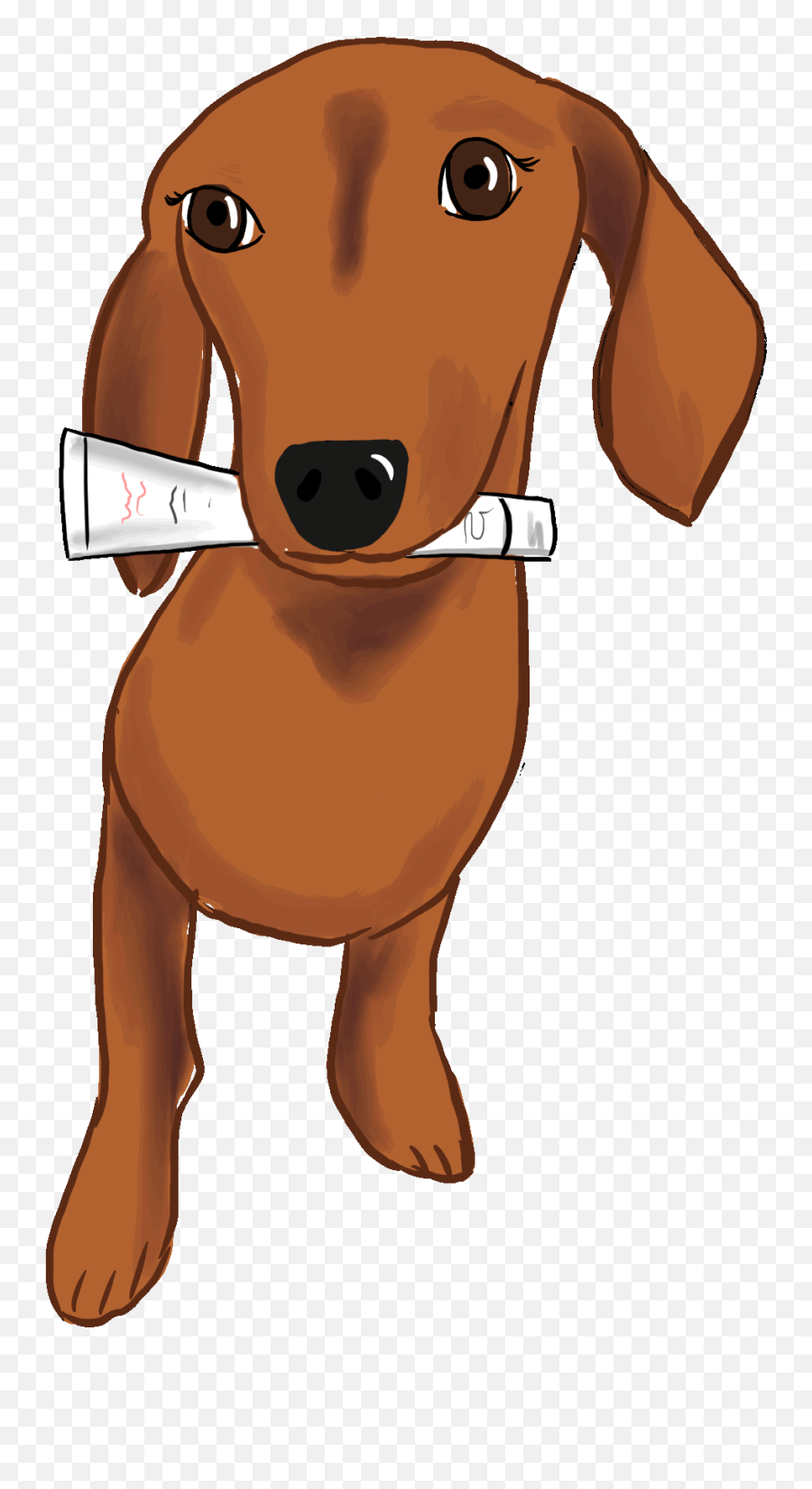 Ios Android Giphy Hound Cartoon - Collar Emoji,Weenie Dog Emoji