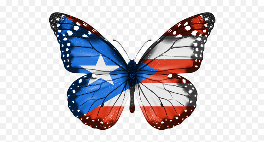 Butterfly Flag Of Puerto Rico Round Beach Towel For Sale By Emoji,Puerto Rican Flag Emoji