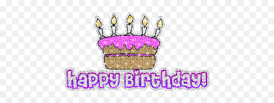 Happy Birthday Glitter Gifs - Glitter Happy Birthday Clip Art Emoji,Happy Birthday Emoji