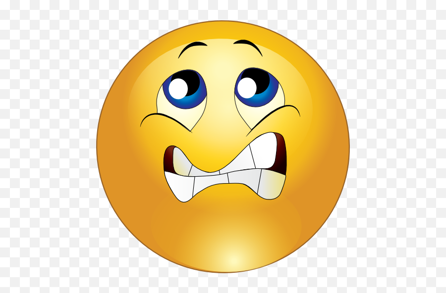 Pray Smiley Emoticon Clipart - Anxious Emoji Clipart,:c Emoticon