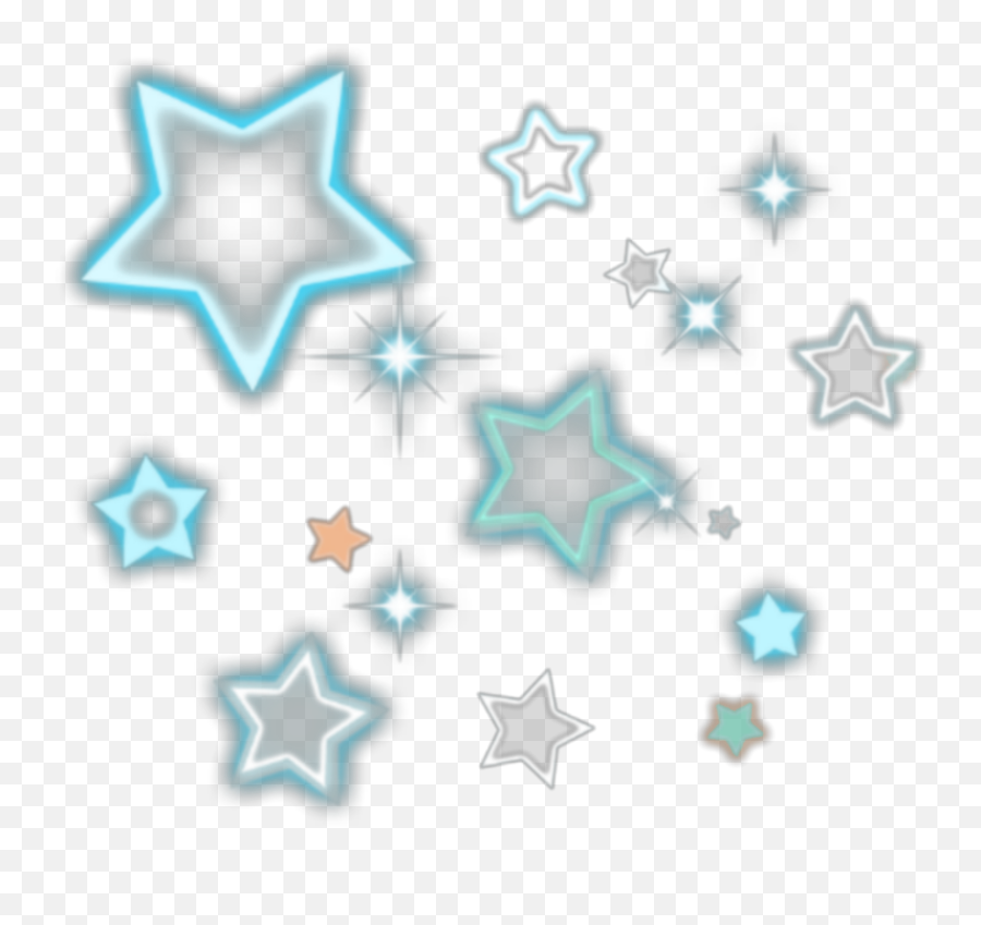 Blue Star Red Spiral Aesthetic Sticker By Esma Sla - Dot Emoji,Blue Star Emoji