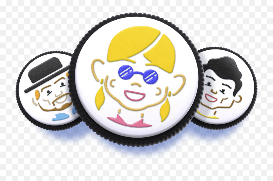 Oreo Yoself - Happy Emoji,Emoji Self Portrait