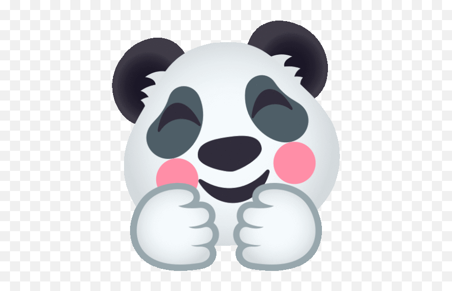 Lets Hug Panda Gif - Dot Emoji,Emoji Giving A Hug