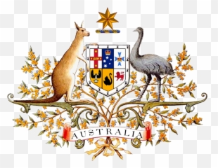 Kangaroo Clipart Aboriginal Kangaroo - Australian Coat Of Arms Emoji,Aus Flag Emoji