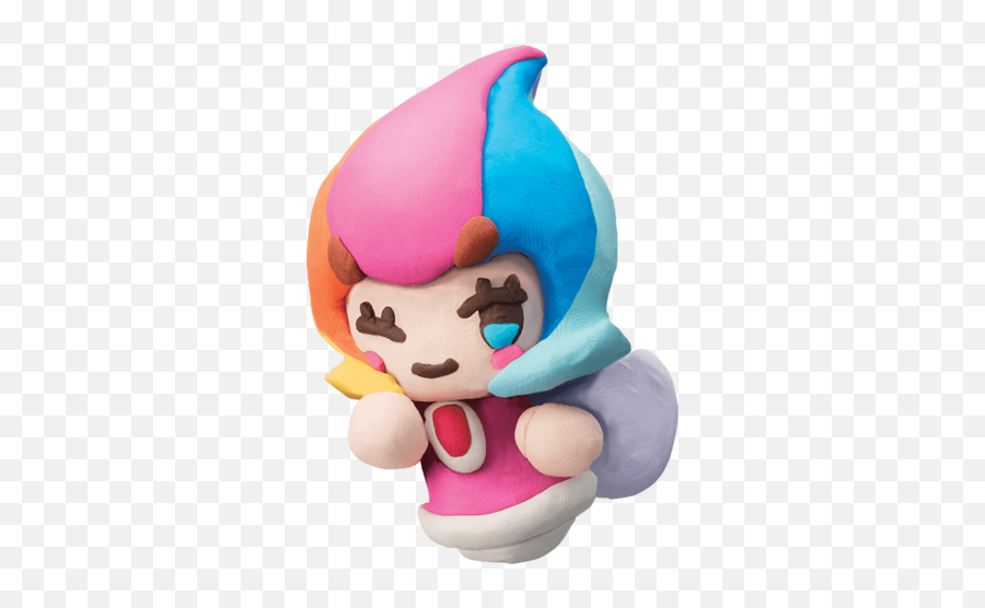 Kirby - Heroes And Supporting Characters Characters Tv Elline Kirby Rainbow Curse Emoji,Emotion Pets Milky The Bunny Soft Toy