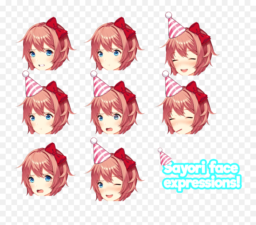 Ddlc - Girly Emoji,Faces Expressions Emotions