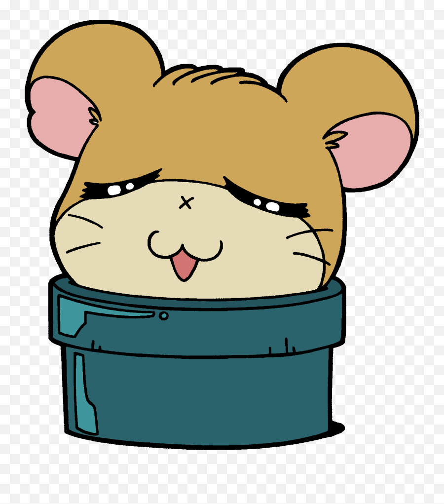 Hamster Clipart Colour - Hamtaro Characters Png Emoji,Hamtaro Emoji