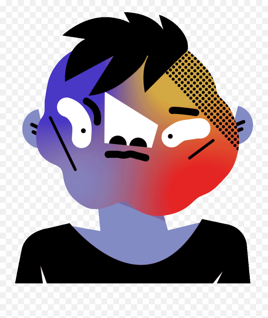 Cartoon Stickers Animation - Hair Design Emoji,Tuzki Emoticons Download