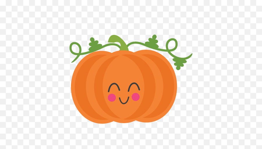Pumpkin Clip Art Cute Png Image With No - Transparent Cute Pumpkin Clipart Emoji,Pumpkin Emoji Transparent