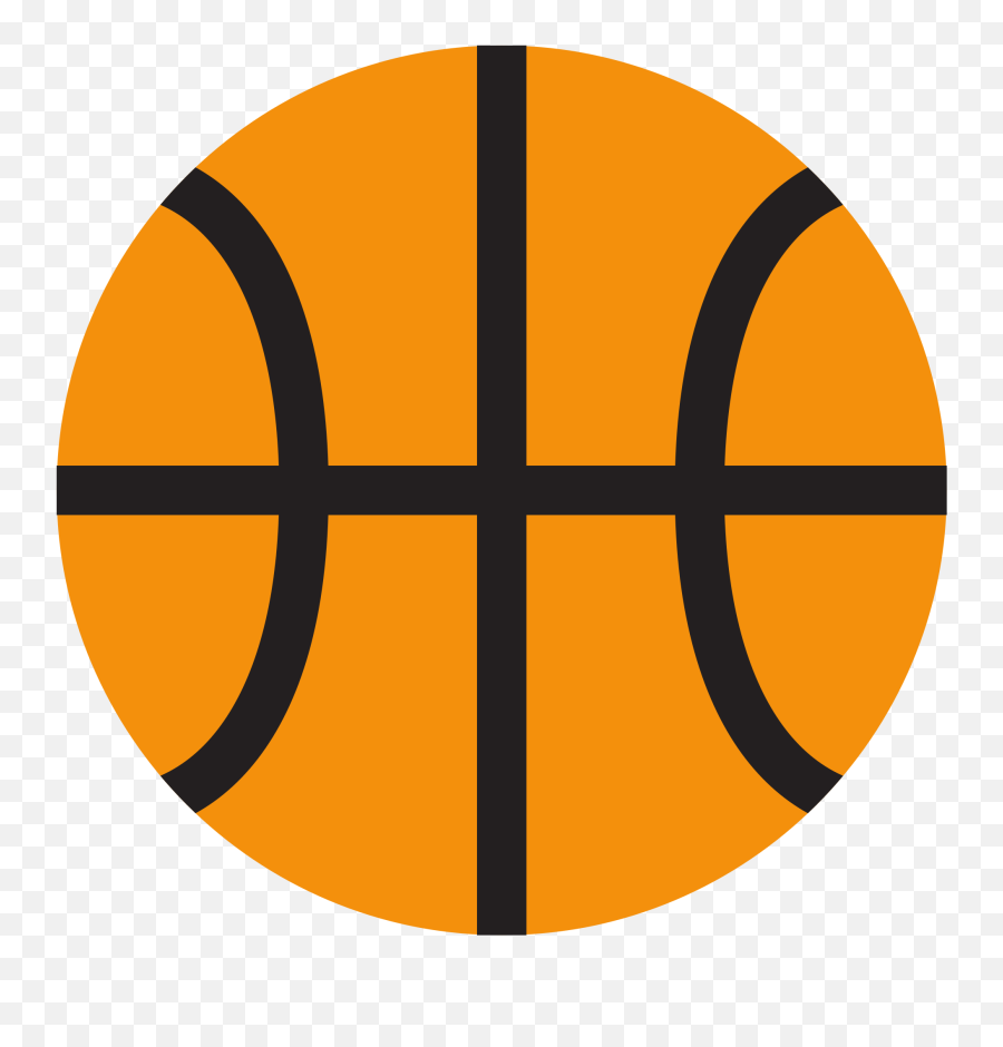 Basketball Emoji - Sport Logo Flat Design,Twitter Emoji