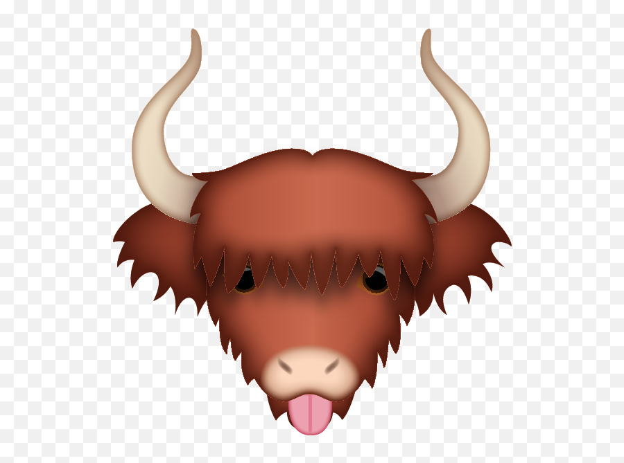 Ægte År Lamme Buffalo Emoji - Ox,Red Bull Emoticon