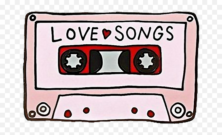 Cassette Tape Love Lovesongs Sticker - Tape Loop Emoji,Cassette Tape Emoji