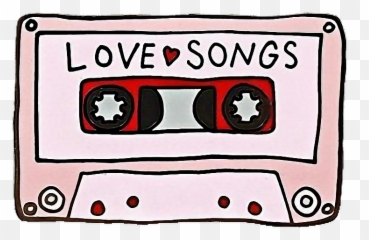 Cassette Tape Love Lovesongs Sticker - Tape Loop Emoji,Cassette Tape Emoji