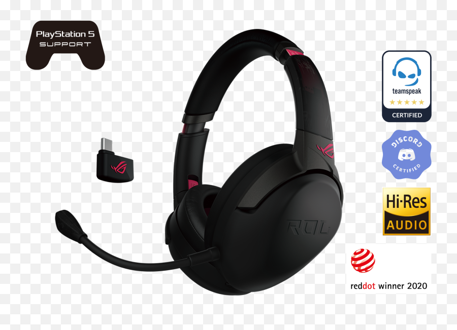 Rog Strix Go 24 35mm Headsets Gaming Headsets U0026 Audio - Headset Asus Rog Strix Go Emoji,Headphones Music Emoticon