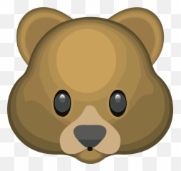 Bear Emoji Png - Transparent Emoji Bear,Bear Emoji Clipart