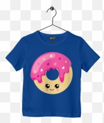 Mens Polo With Print Pink Donut With A Emoji,B3c Emoticon