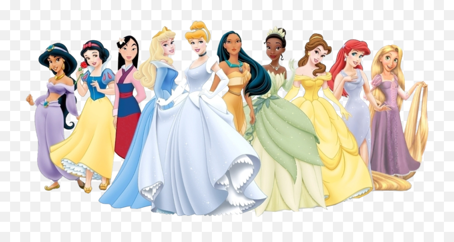 Disney Princess Lineup Psd Official Psds - Draw All The Princess Emoji,Disney Female Emojis
