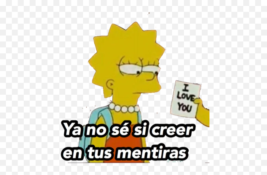 Lisa Tóxica Stickers For Whatsapp - Stickers De Lisa Simpson Para Whatsapp Emoji,Lisa Simpson Emojis