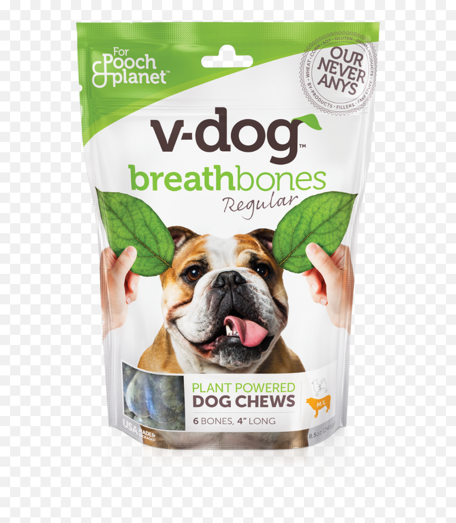 V - Dog Breathbones V Dog Kibble Emoji,Small Chia Pet Emoji