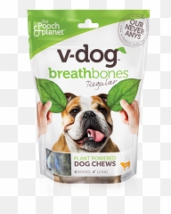 V - Dog Breathbones V Dog Kibble Emoji,Small Chia Pet Emoji