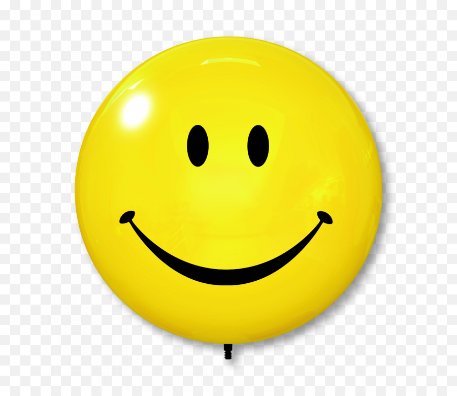 Smiley Duraballoon - Wide Grin Emoji,Screw Loose Emoticon