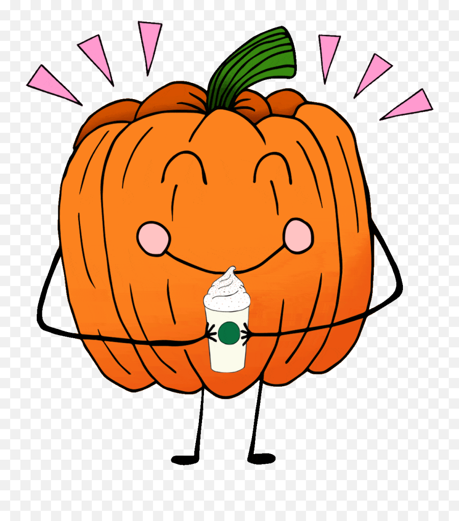 Kirby Gif - Icegif Starbucks Pumpkin Spice Latte Gif Emoji,Hammer Emoticon Gif