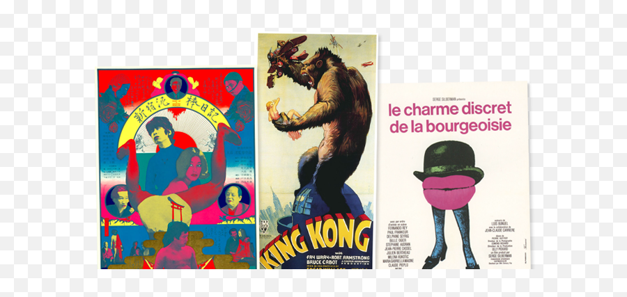 The Best Graphic Movie Posters - King Kong Poster 1933 Emoji,Jim Varney Poster Emotions