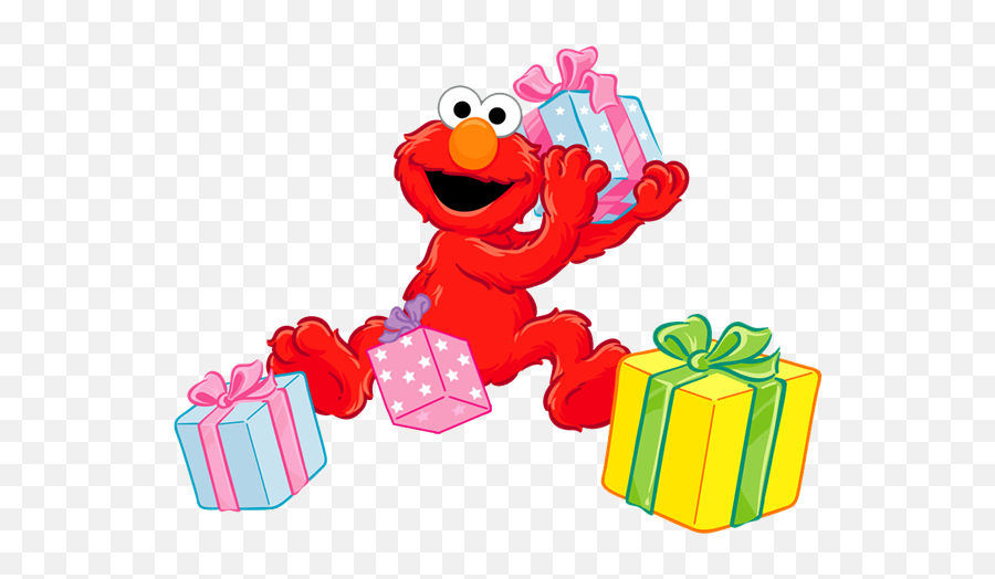Happy Birthday Sesame Street Png - Elmo Birthday Clipart Emoji,Sesame Street Emoticons Copy And Paste