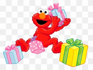 Happy Birthday Sesame Street Png - Elmo Birthday Clipart Emoji,Sesame Street Emoticons Copy And Paste