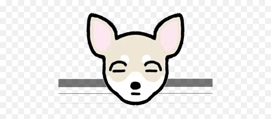 Chihuahua - Kostenlose Chihuahua Sticker Whatsapp Emoji,Chihuahua Emoticon