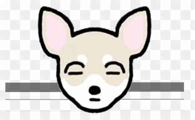 Chihuahua - Kostenlose Chihuahua Sticker Whatsapp Emoji,Chihuahua Emoticon