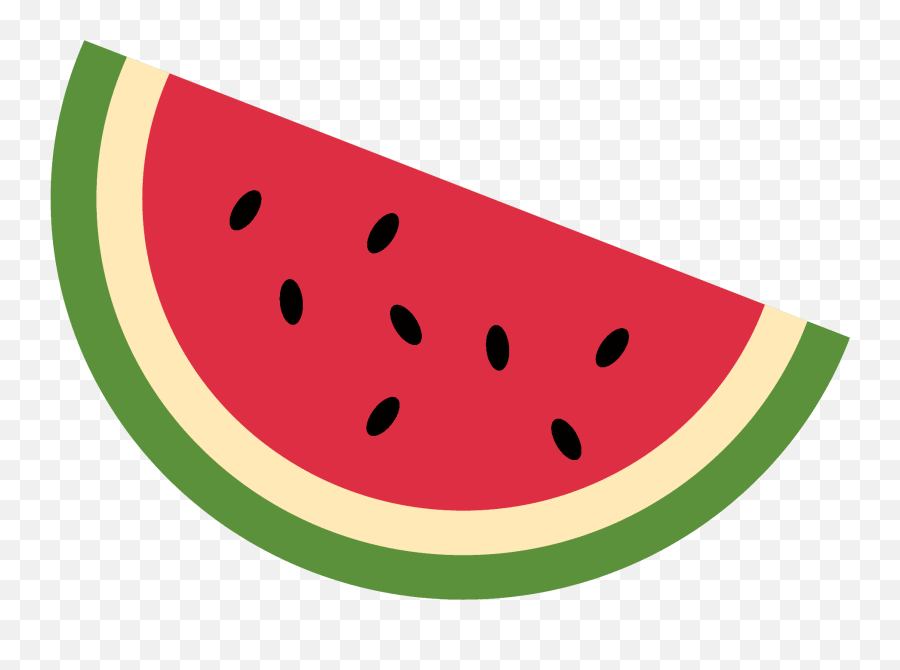 Watermelon Emoji Png Clipart - Watermelon Clipart,Fruit Emoji