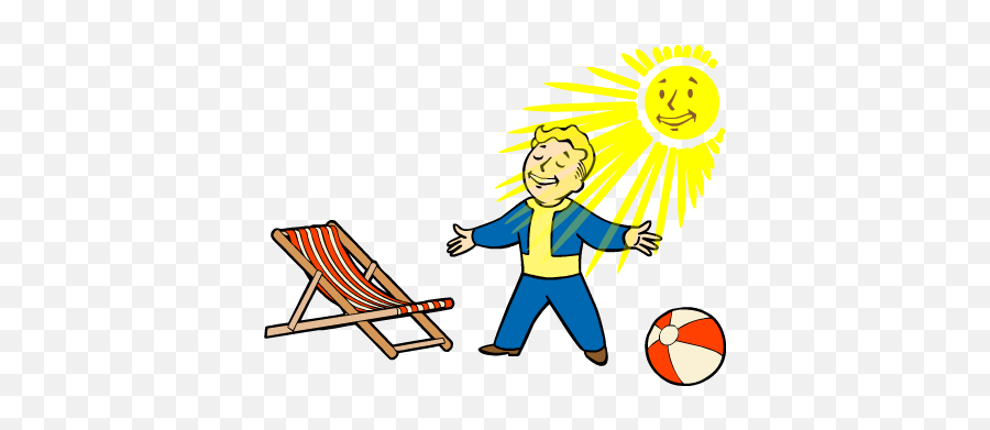 Vault Boy Girl Clipart - Fallout Solar Powered Emoji,Vault Boy Emoticons