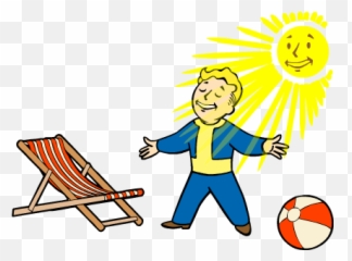 Vault Boy Girl Clipart - Fallout Solar Powered Emoji,Vault Boy Emoticons