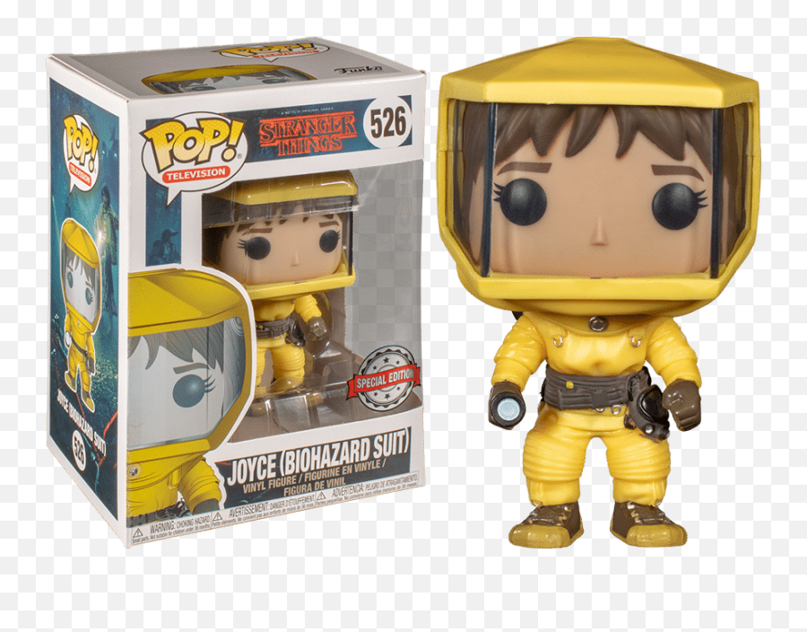 Funko Pop Stranger Things Joyce In Biohazard Suit 526 Emoji,Animated Biohazard Emoticon