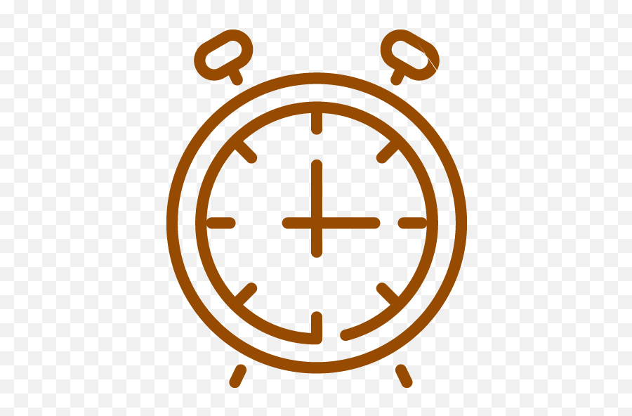 Brown Alarm Clock 3 Icon - Free Brown Alarm Clock Icons Emoji,Alarm Emoticon