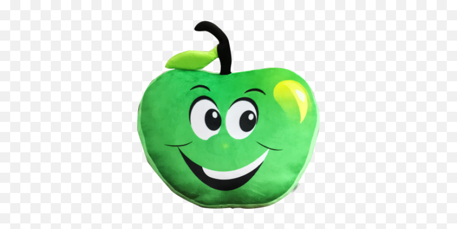 Green Apple Shape Cushion Emoji,Kung Fu Emoticon -panda