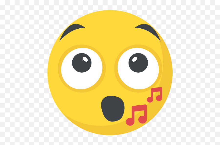 Whistle - Music Emoji Png Flat,Whistling Emoji