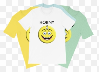 Emoji Horny,Men's Emoji Shirt