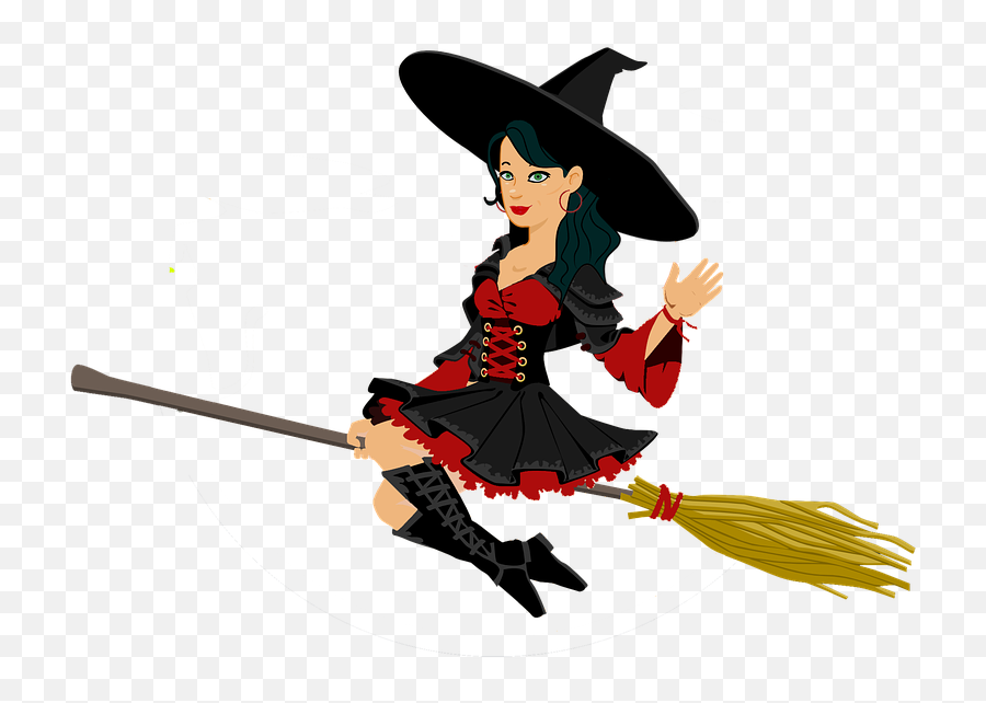 Witch Free To Use Cliparts 3 - Witch On Broom Emoji,Witch Emoji
