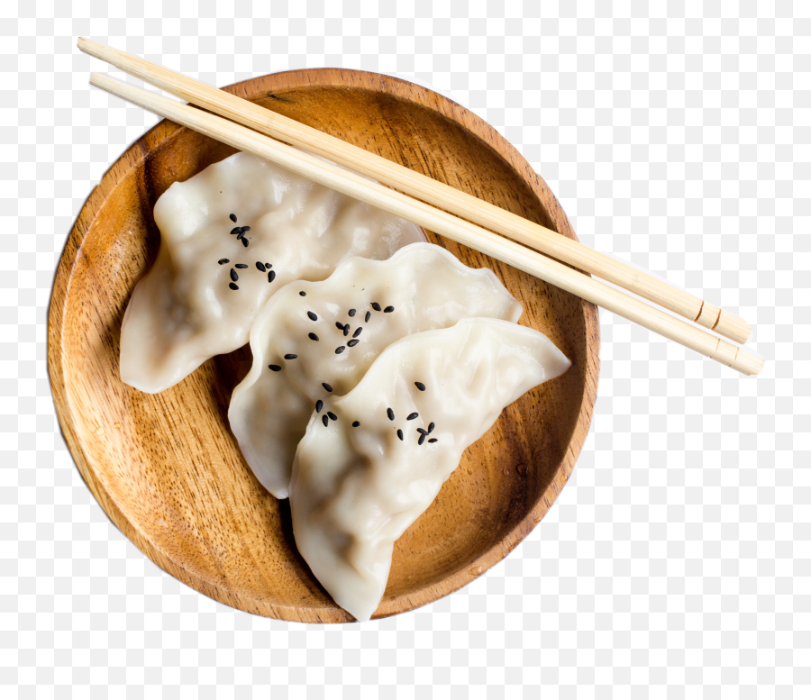 Dumplings Chinese Food Sticker - White Minimalist Food Photography Emoji,Dumpling Emoji