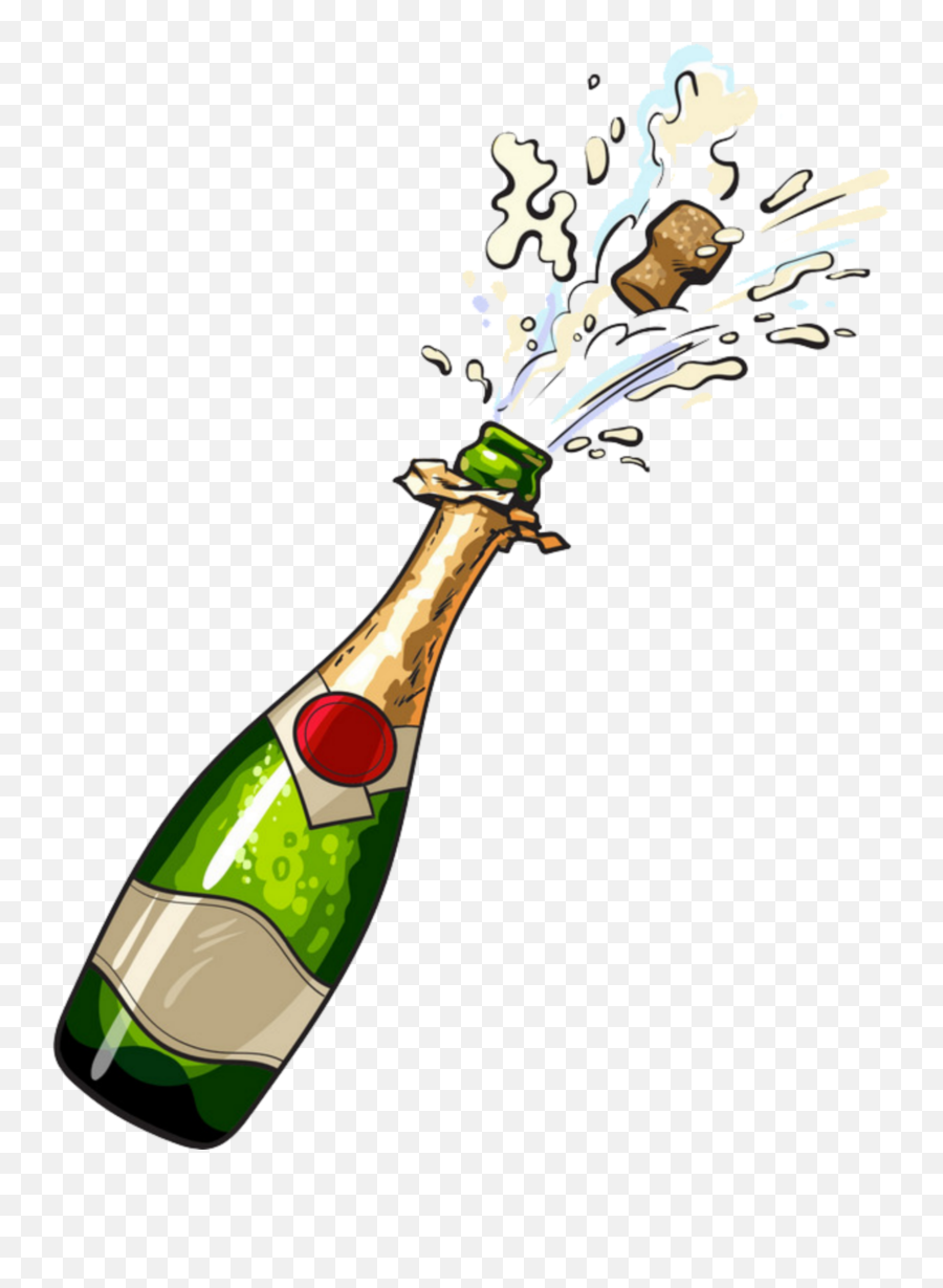 Trending - Transparent Popped Champagne Bottle Emoji,Champaign Emoji