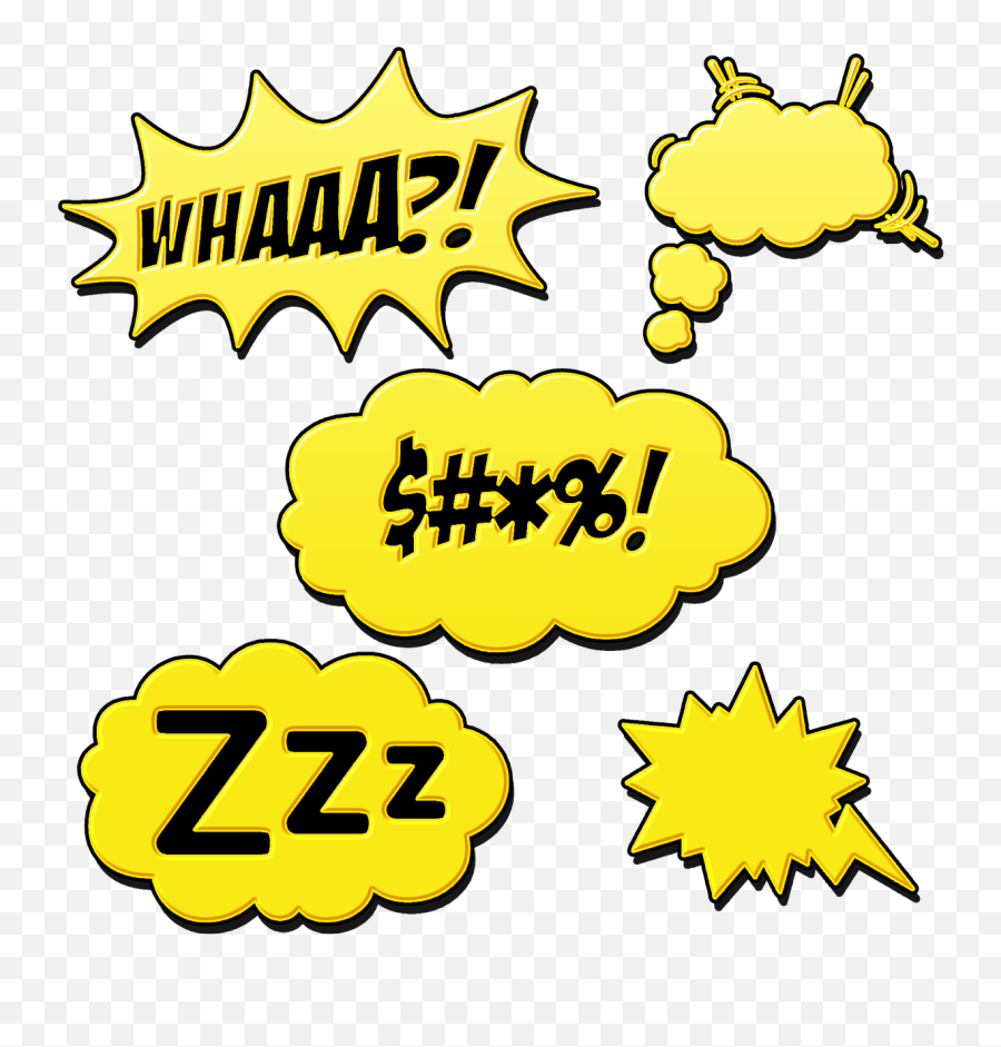 Speech Bubbles Comic - Free Image On Pixabay Language Emoji,Emoji No Sign And Zzz