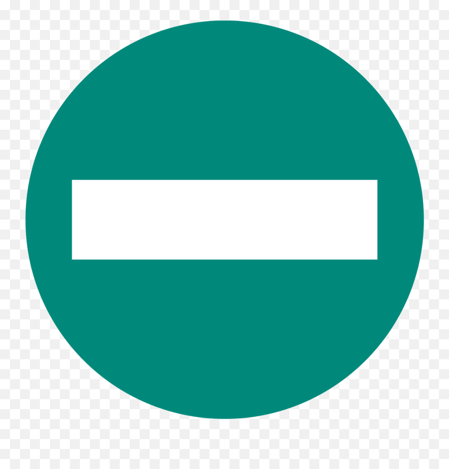 Eo Circle Teal White No - Meghdoot Cinema Emoji,No Entry Emoji