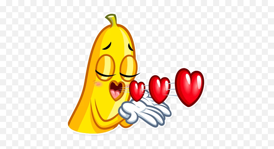 Banana Stickers - Wastickerapps Google Play Lovely Banana Emoji,Emojis Eating Banana